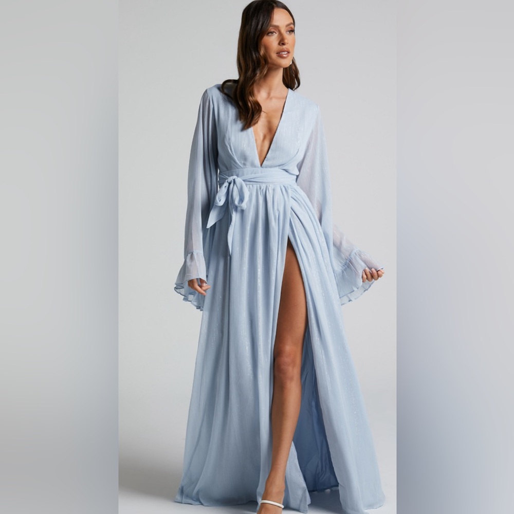 Beautiful light blue maxi dress